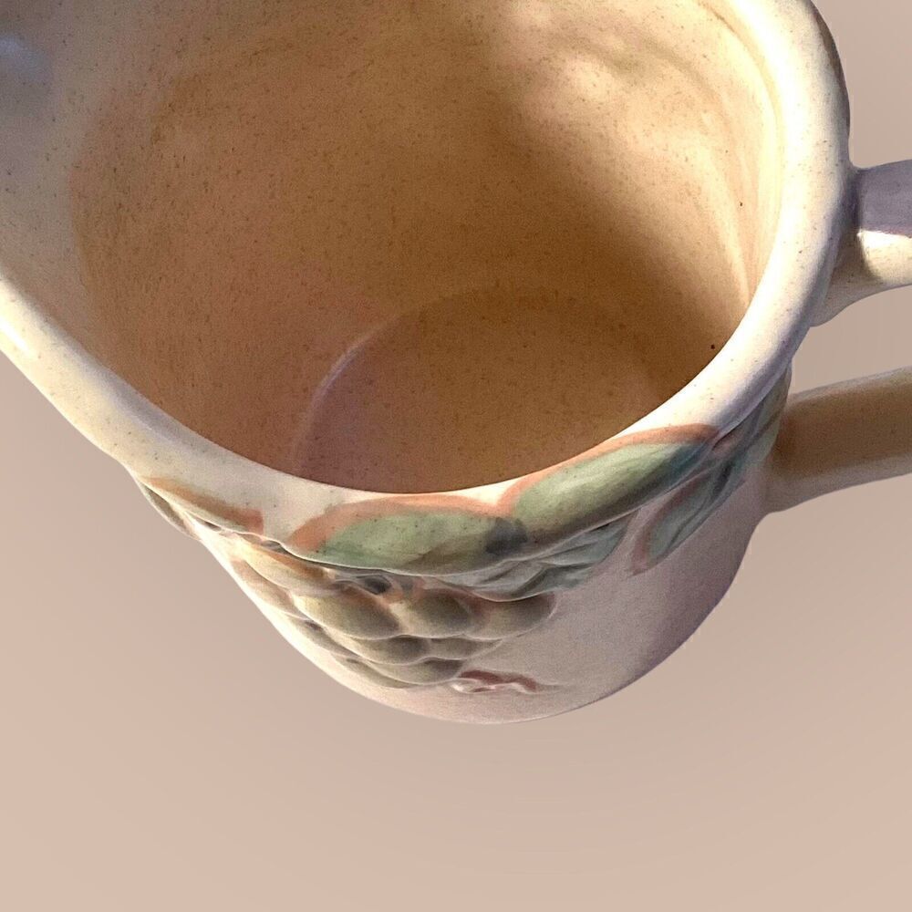 Mikasa Creamer "Chablis" retired in 2007, 3D Grapes on the Vines Cream Pitcher - Picture 4 of 7